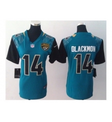 Nike Women Jacksonville Jaguars #14 Justin Blackmon green Jerseys(NEW)