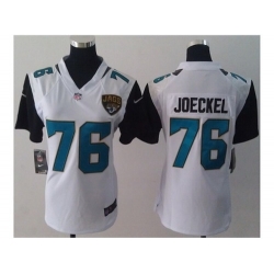 Nike Women NFL Jacksonville Jaguars #76 Luke Joeckel white Jerseys(NEW)