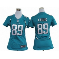 Nike Women NFL Jacksonville Jaguars #89 Marcedes Lewis Green Jerseys