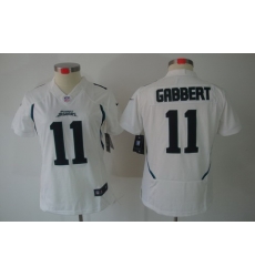 Women Nike Jacksonville Jaguars 11# Blaine Gabbert White(Women Limited Jerseys)