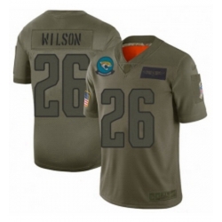 Womens Jacksonville Jaguars 26 Jarrod Wilson Limited Camo 2019 Salute to Service Football Jersey