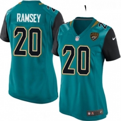 Womens Nike Jacksonville Jaguars 20 Jalen Ramsey Game Teal Green Team Color NFL Jersey