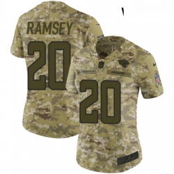 Womens Nike Jacksonville Jaguars 20 Jalen Ramsey Limited Camo 2018 Salute to Service NFL Jersey