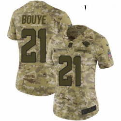 Womens Nike Jacksonville Jaguars 21 AJ Bouye Limited Camo 2018 Salute to Service NFL Jersey