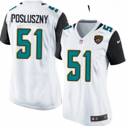 Womens Nike Jacksonville Jaguars 51 Paul Posluszny Game White NFL Jersey