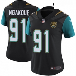 Womens Nike Jacksonville Jaguars 91 Yannick Ngakoue Elite Black Alternate NFL Jersey