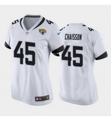 women k'lavon chaisson jacksonville jaguars white game jersey 