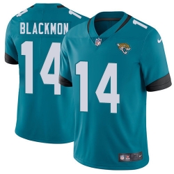 Nike Jaguars #14 Justin Blackmon Teal Green Alternate Youth Stitched NFL Vapor Untouchable Limited Jersey