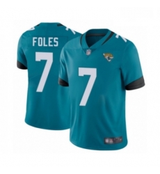 Youth Jacksonville Jaguars 7 Nick Foles Teal Green Alternate Vapor Untouchable Limited Player Football Jersey