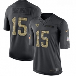 Youth Nike Jacksonville Jaguars 15 Allen Robinson Limited Black 2016 Salute to Service NFL Jersey