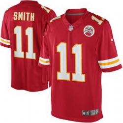 Alex Smith Kansas City Chiefs Nike Team Color Limited Jersey Red