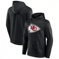 Men Kansas City Chiefs Black On The Ball Pullover Hoodie