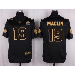 Nike Chiefs #19 Jeremy Maclin Black Mens Stitched NFL Elite Pro Line Gold Collection Jersey