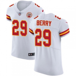 Nike Chiefs #29 Eric Berry White Mens Stitched NFL Vapor Untouchable Elite Jersey