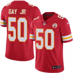 Nike Chiefs 50 Willie Gay Jr  Red Team Color Men Stitched NFL Vapor Untouchable Limited Jersey