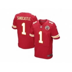 Nike kansas city chiefs 1 Leon Sandcastle red Elite NFL Jersey