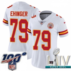 2020 Super Bowl LIV Women Nike Kansas City Chiefs #79 Parker Ehinger White Vapor Untouchable Limited Player NFL Jersey