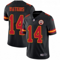 Youth Nike Kansas City Chiefs 14 Sammy Watkins Limited Black Rush Vapor Untouchable NFL Jersey