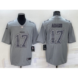 Men Las Vegas Raiders 17 Davante Adams Grey Atmosphere Fashion Stitched Jersey