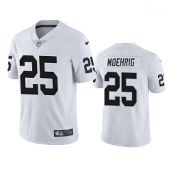 Men Las Vegas Raiders 25 Trevon Moehrig White Vapor Limited Nike Jersey