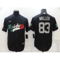 Men Las Vegas Raiders 83 Darren Waller Black Mexico Stitched Jersey