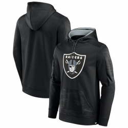 Men Las Vegas Raiders Black On The Ball Pullover Hoodie