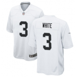 Men Las Vegas Raiders White #3 white F U S E Limited NFL Jersey