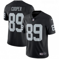 Mens Nike Oakland Raiders 89 Amari Cooper Black Team Color Vapor Untouchable Limited Player NFL Jersey