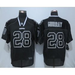 New Nike Oakland Raiders #28 Latavius Murray Lights Out Black Elite Jerseys