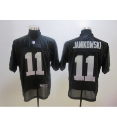 Nike Oakland Raiders 11 Sebastian Janikowski Black Elite NFL Jersey