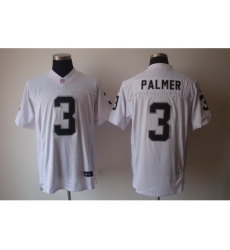 Nike Oakland Raiders 3 Carson Palmer White Elite NFL Jersey