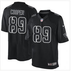 Nike Oakland Raiders #89 Amari Cooper Black Mens Stitched NFL Impact Limited Jersey