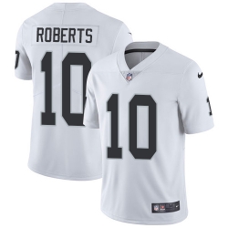 Nike Raiders #10 Seth Roberts White Mens Stitched NFL Vapor Untouchable Limited