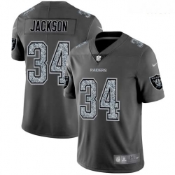 Nike Raiders 34 Bo Jackson Gray Camo Vapor Untouchable Limited Jersey