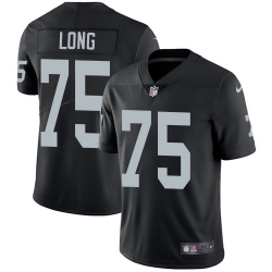 Nike Raiders #75 Howie Long Black Team Color Mens Stitched NFL Vapor Untouchable Limited Jersey