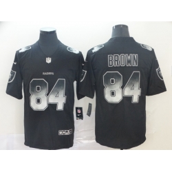 Raiders 84 Antonio Brown Black Arch Smoke Vapor Untouchable Limited Jersey