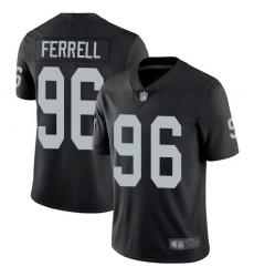 Raiders 96 Clelin Ferrell Black Team Color Men Stitched Football Vapor Untouchable Limited Jersey