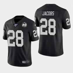 Raiders Josh Jacobs 60th Anniversary Vapor Limited Jersey   Black