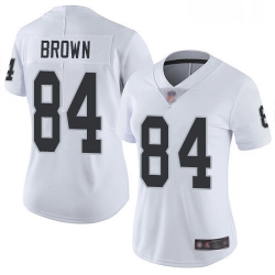 Womens Antonio Brown Limited White Road Jersey Oakland Raiders Football 84 Jersey Vapor Untouchabel Jersey