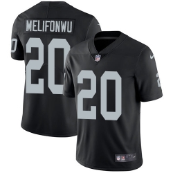 Nike Raiders #20 Obi Melifonwu Black Team Color Youth Stitched NFL Vapor Untouchable Limited Jersey