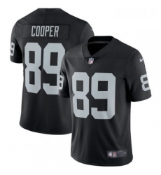 Youth Nike Oakland Raiders 89 Amari Cooper Elite Black Team Color NFL Jersey