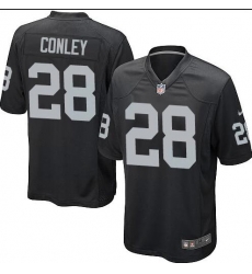 Youth Oakland Raiders #28 Gareon Conley Black Elite Jersey