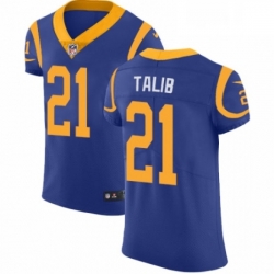 Men Nike Los Angeles Rams 21 Aqib Talib Royal Blue Alternate Vapor Untouchable Elite Player NFL Jersey