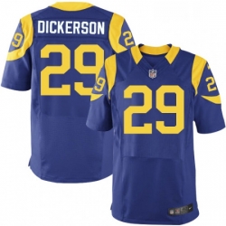 Men Nike Los Angeles Rams 29 Eric Dickerson Royal Blue Alternate Vapor Untouchable Elite Player NFL Jersey