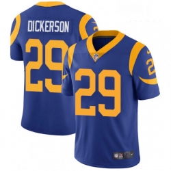 Men Nike Los Angeles Rams 29 Eric Dickerson Royal Blue Alternate Vapor Untouchable Limited Player NFL Jersey