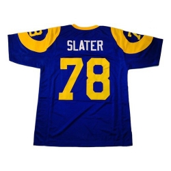 Men Nike Los Angeles Rams Jackie Slater 78 Royal Los Angeles Rams Vapor Limited Jersey