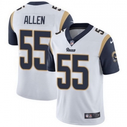 Nike Rams #55 Brian Allen White Mens Stitched NFL Vapor Untouchable Limited Jersey