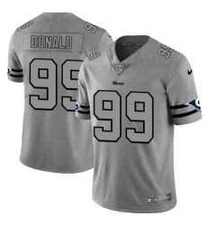 Nike Rams 99 Aaron Donald 2019 Gray Gridiron Gray Vapor Untouchable Limited Jersey