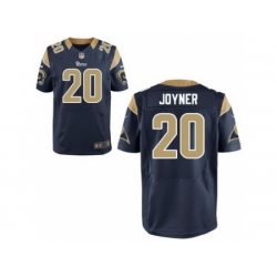 Nike St. Louis Rams 20 LaMarcus Joyner Blue Elite NFL Jersey