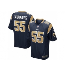 Nike St. Louis Rams 55 James Laurinaitis blue Game NFL Jersey